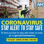 NHS Coronavirus stay alert to stay safe poster