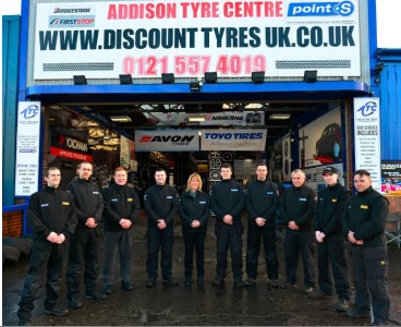 Addison Tyres team