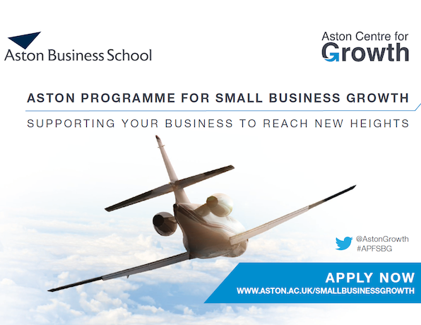 Aston Programme for Small Business Growth promotional image