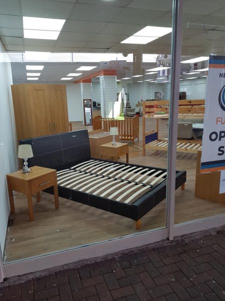 Interior of CT Furniture's new charity shop