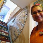 Mosaic artist Caroline Jariwala at home in Bearwood
