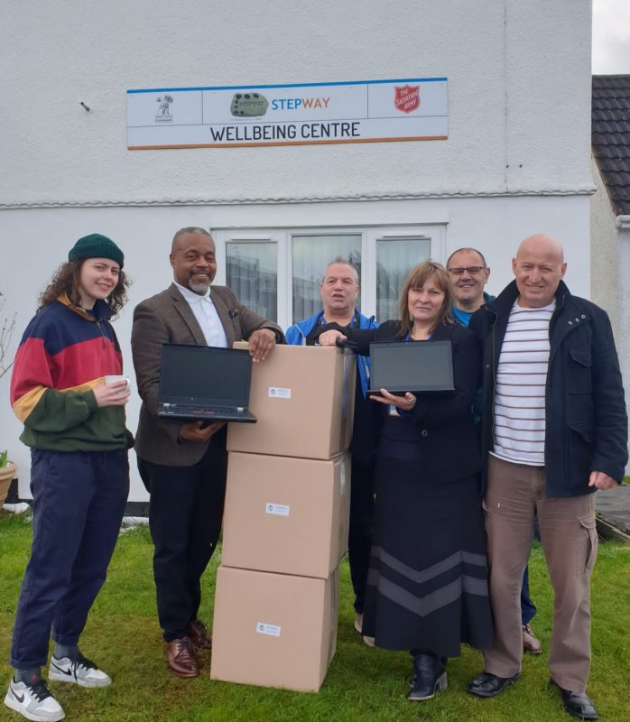 Sandwell Digital Donation: Delivery of 25 laptops to Stepway