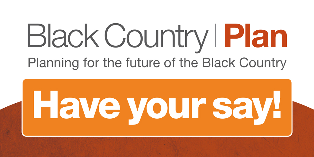 Black Country Plan graphic with the text "Have your say!"