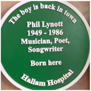 Phil Lynott plaque