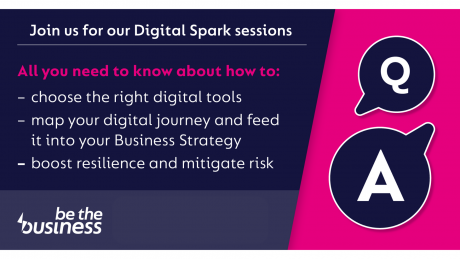 Flyer for Sandwell Digital Sparks Sessions