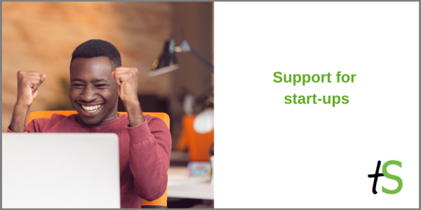 Support for start-ups banner