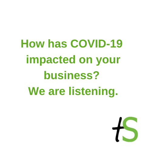 How has COVID-19 impacted on your business? We are listening. With Think Sandwell logo