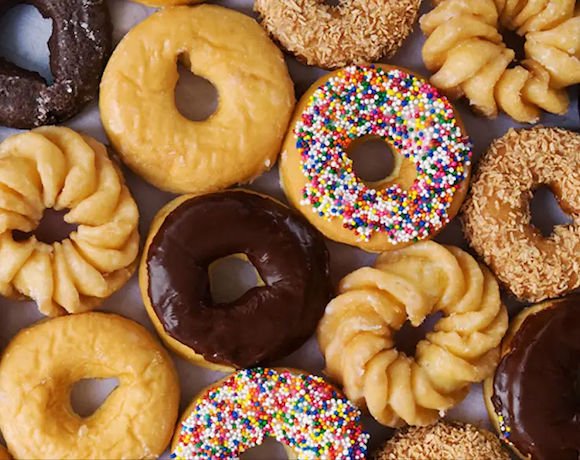 A selection of donuts