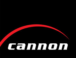 A Cannon logo.